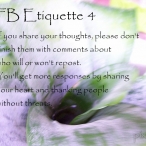 just thoughts - FB Etiquette 4