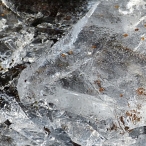 chunks of lake ice